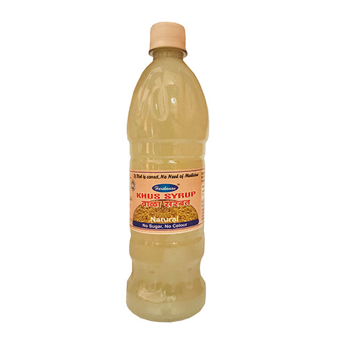 Khus Syrup (Without Sugar/ Permitted Color) 700ml